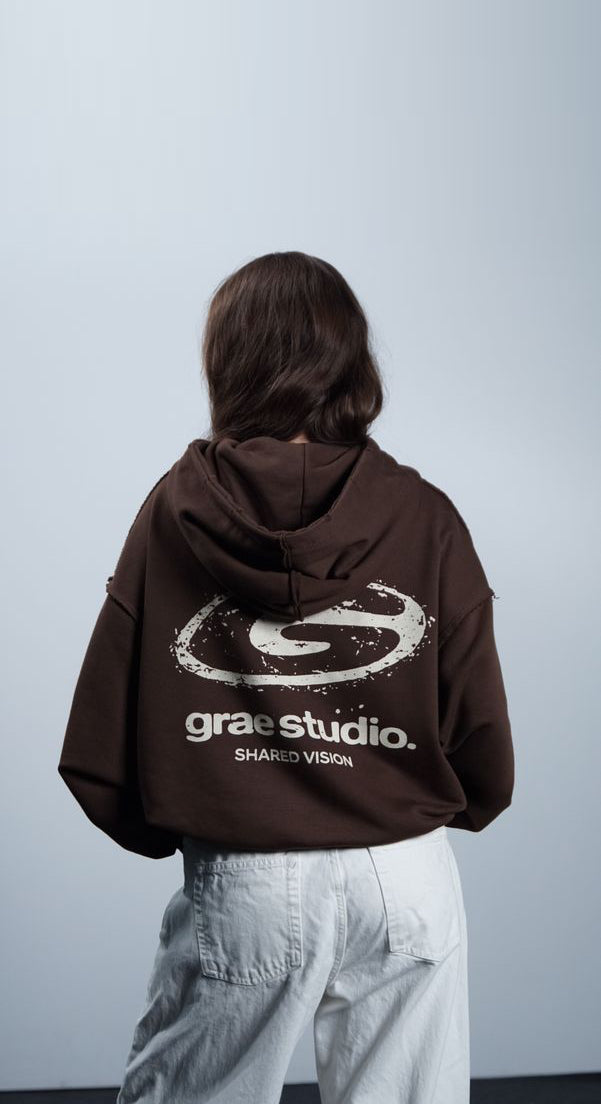 SHARED VISION HOODIE brown