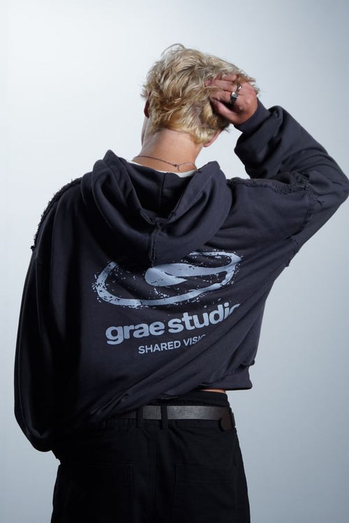 SHARED VISION HOODIE dark gray