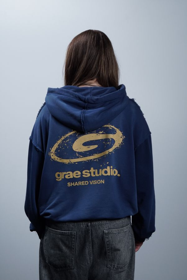 SHARED VISION HOODIE navy blue