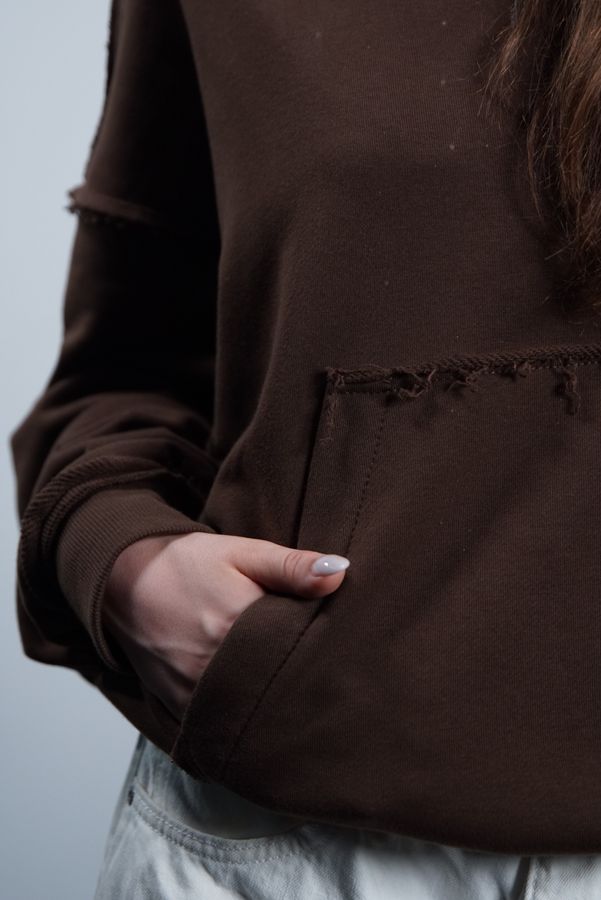 SHARED VISION HOODIE brown