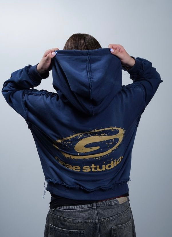SHARED VISION HOODIE navy blue