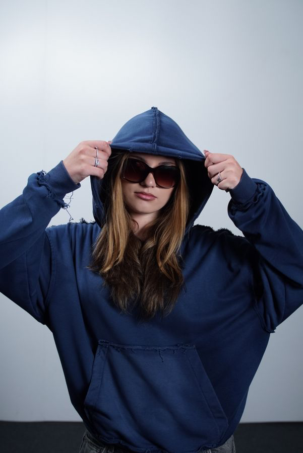 SHARED VISION HOODIE navy blue